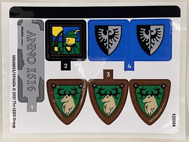 Sticker Sheet for Set 910001 - (10068853/6316634)