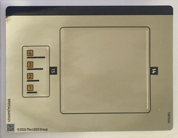 Sticker Sheet for Set 910054, Sheet 2, Mirrored - (10117134/6601025)