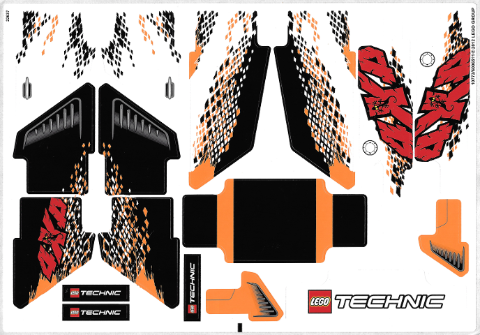 Sticker Sheet for Set 9398 - (10772/6006511)