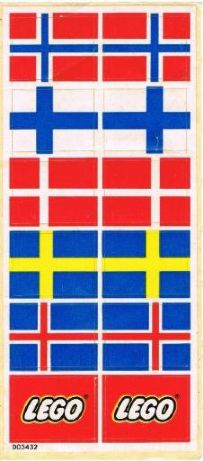 Sticker Sheet for Set 940, Sheet 2 - (003432)