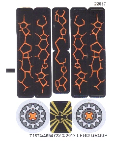 Sticker Sheet for Set 9444 - (71574/4654722)