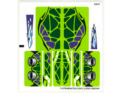 Sticker Sheet for Set 9445 - (71578/4654726)