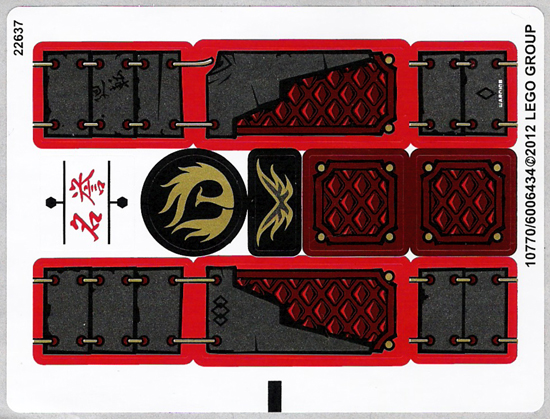 Sticker Sheet for Set 9448 - (10770/6006434)