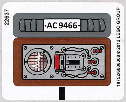 Sticker Sheet for Set 9466 - (10752/6006368)