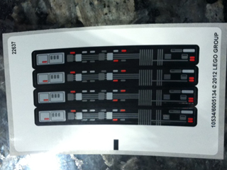 Sticker Sheet for Set 9500 - (10534/6005134)