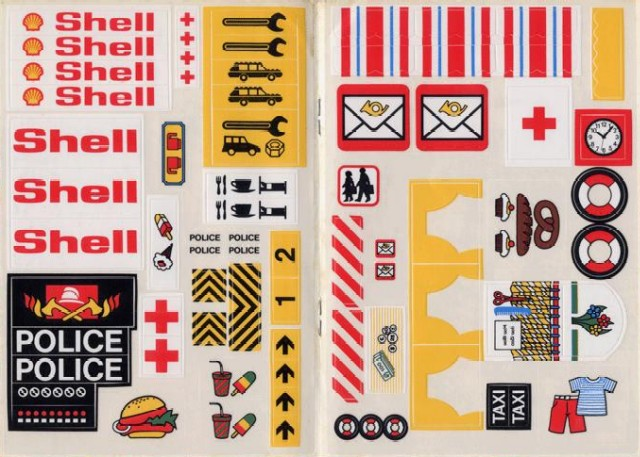 Sticker Sheet for Book 200