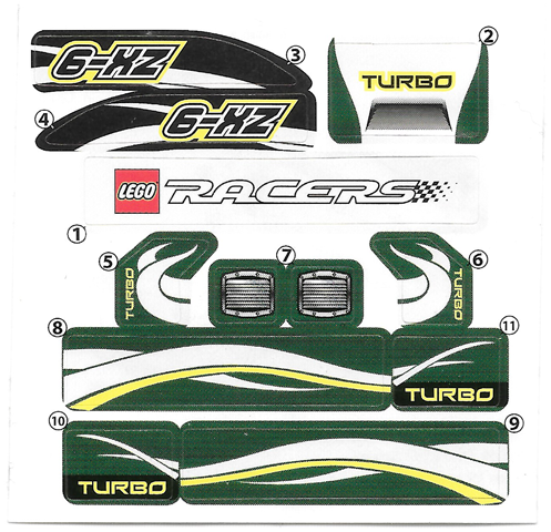 Sticker Sheet for Gear McDR4US
