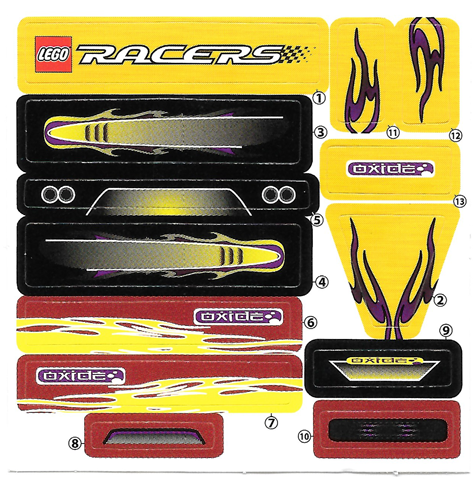 Sticker Sheet for Gear McDR4