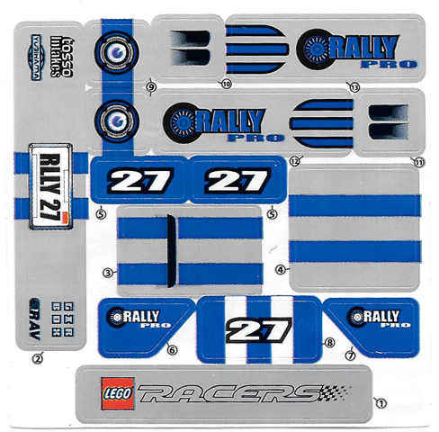 Sticker Sheet for Gear McDR6US