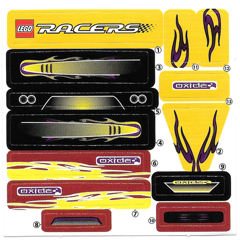 Sticker Sheet for Gear McDR7US