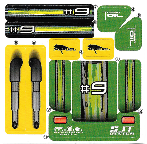 Sticker Sheet for Gear McDR8US