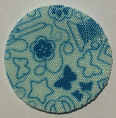 Cloth Sewing, Round, Stars and Butterflies Pattern