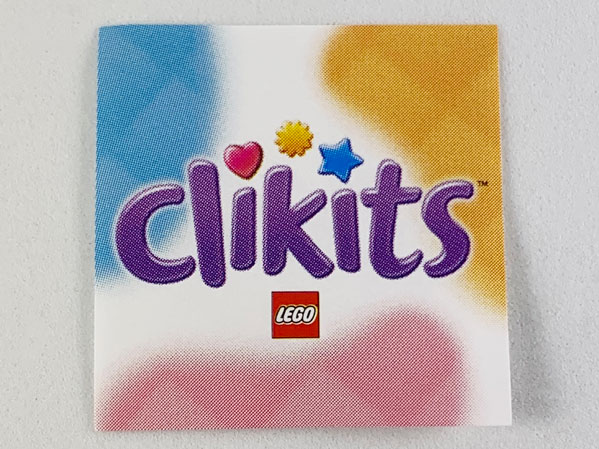 Clikits Frame Insert, Paper 4 x 4 Thin with Clikits Logo Pattern