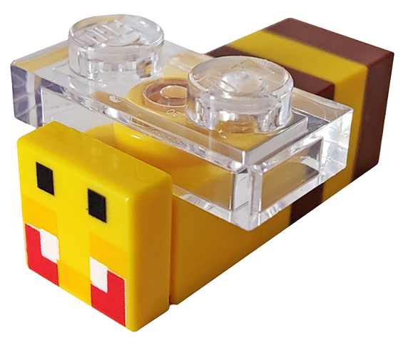 Figurka LEGO Naštvaná včela zepředu