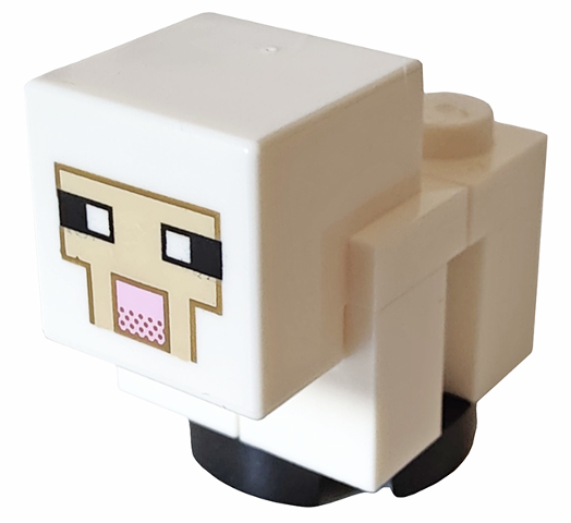 Figurka LEGO Minecraft ovce zepředu