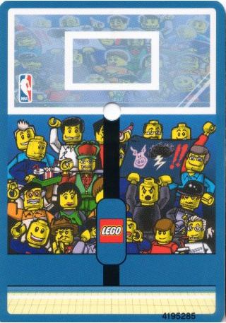 Paper Part for Sets 3548 and 3550 - Cardboard Basketball Backboard