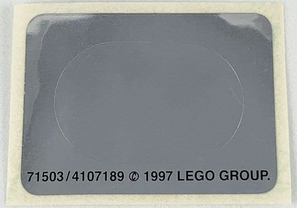 Sticker Sheet for Sets  3119, 3142, 3242, 3270 and 5400, Mirrored - (71503/4107189)