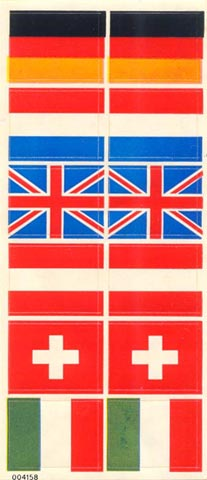 Sticker Sheet for Sets   355-1, 357-1, 570, 939 and 940, Sheet 1 - (004158)