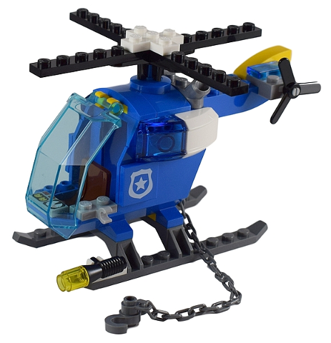 Lego blue helicopter hot sale