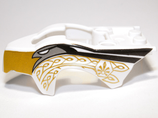 Flywheel Fairing Bird Raptor Shape with Eagle and Gold Ornament Pattern