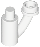 Plant Stem / Stalk with Bar, Bar Holder, and Hollow Stud