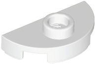 Plate, Round 1 x 2 Half with 1 Stud (Jumper)