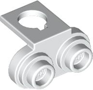 Minifigure Neck Bracket with 2 Back Studs