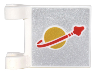 Flag 2 x 2 Square with Classic Space Pattern on Both Sides