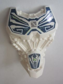 Large Figure Torso with Bionicle Blue and Gray Pattern