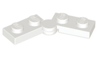 Lego 2x Scharnierplatte 1x4 Weiß White Hinge Swivel Base 2429c01 Neuware New 