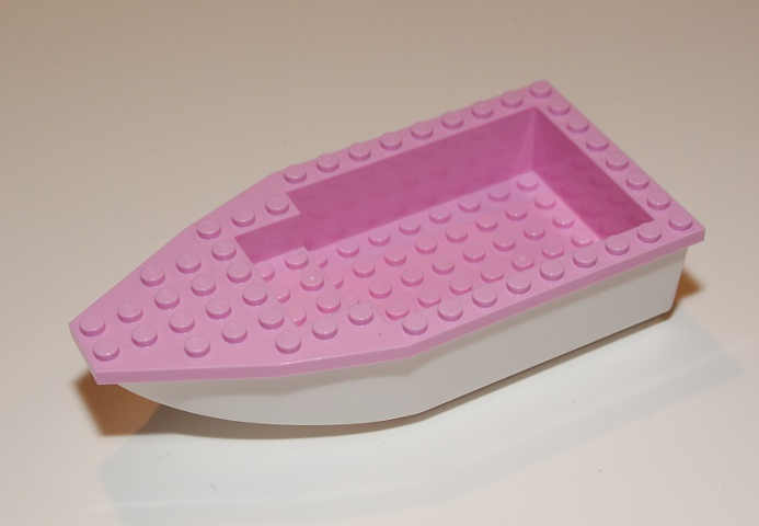 Boat, Hull Unitary 16 x 8 with Bright Pink Top (28533 / 28535)