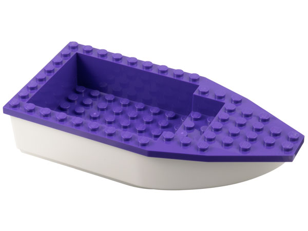 Boat, Hull Unitary 16 x 8 with Dark Purple Top (28533 / 28535)