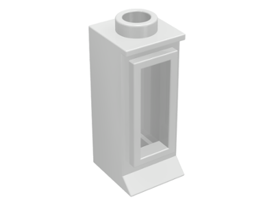 Window 1 x 1 x 2 with Extended Lip, with Glass