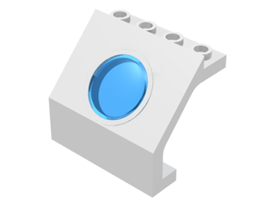 Panel 4 x 3 x 3 with Trans-Light Blue Porthole