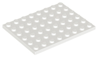 LEGO Tan Plate 6x8 Lot of 10 Parts Pieces 3036
