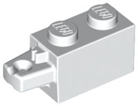 Hinge Brick 1 x 2 Locking with 1 Finger Horizontal End