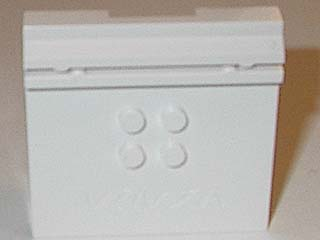 Tile, Modified 6 x 6 x 2/3 with 4 Studs and Debossed Ninja Logo