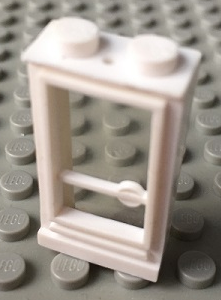 Door 1 x 2 x 3 Hinge on Left with Solid Studs and Fixed Glass