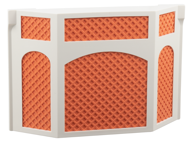 Scala Window Bay Seat 13 x 3 x 7 1/3 with Fixed Salmon Panes