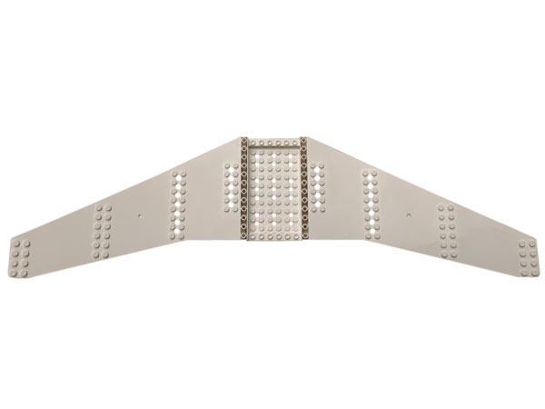 Wing Plate 16 x 56 x 2 with 6 x 10 Recessed Studs and 45 Holes