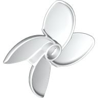 Duplo Propeller Rotor 4 Blade, 4 Diameter, Curved