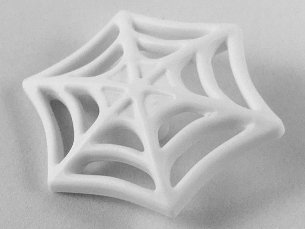 Minifigure, Weapon Web Effect, Medium with Bar on Back