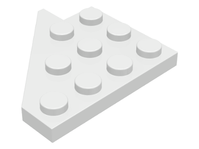 Lego 4x Flügel Platte 4x4 Orange Wedge Plate 30503 Neuware New
