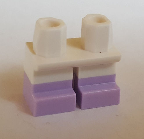 Legs Short with Molded Lavender Lower Legs / Boots  Pattern