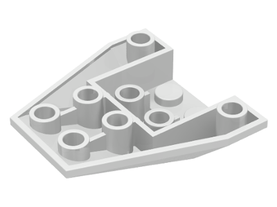 4855-keilschrägstein --- inverse LEGO 4 x 4 x 1-Gris/OldGray 2 pièces 