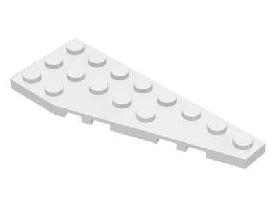 Lego-wedge plate 2x wing plate 3x8 r & l 50304 50305 dark green/vert/Grüne
