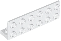 Bracket 1 x 6 - 2 x 6 Inverted with 1 x 4 Cutout