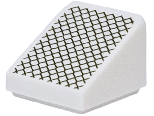 Slope 30 1 x 1 x 2/3 with Black Fabric Mesh Pattern