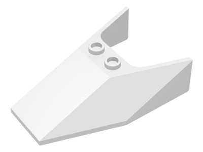 Windscreen 6 x 4 x 1 1/3 with Bottom Tabs and Hollow Studs