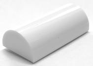 Slope, Curved 2 x 4 Double with Groove